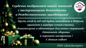 С наступающими Новогодними праздниками и Рождеством!